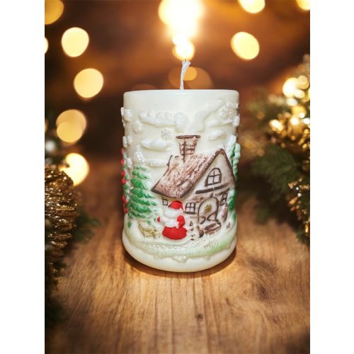 Télapó házikója illatgyertya