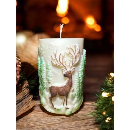 Szarvas illatgyertya