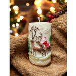 Mikulás szarvason illatgyertya